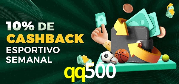 10% de bônus de cashback na qq500