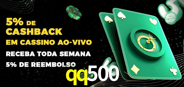 Promoções do cassino ao Vivo qq500